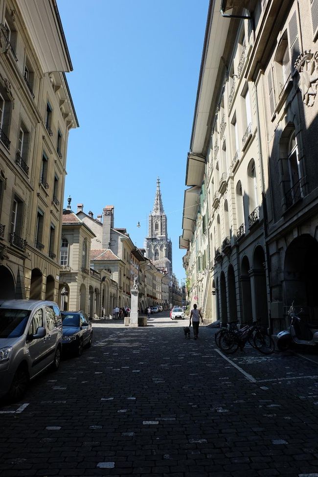 道を変えて戻ります。<br />大聖堂が見えます。<br />