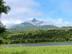 次の観光ポイントは、オタトマリ沼。
ここも利尻山の全景が楽しめる沼で、有名な景色の撮影場所としても知られている。
有名な景色とは、北海道のお土産の定番である【白い恋人】のパッケージ写真。
しかし、その風景写真も雪がもっと残っている頃なので、撮影時期は夏ではないことは確かだ。

オタトマリ沼にも周遊散策路があり、15分位で歩くことができる。
