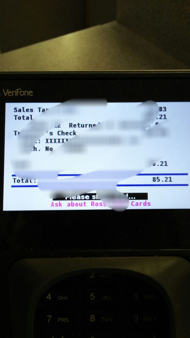 ＄85も買っちゃいましたよーーーーー！<br /><br />重いのなんのって！！<br />スッゴい重いのに紙袋を2重にしただけ。<br />切れないのか…こんなんで。<br /><br />会計の時、あーちゃんに言われた事は、<br /><br />『ママ、今回は重い物と金物系ばかりだね』<br /><br />はい！重い物、嵩張る物ばかり買いました。<br />