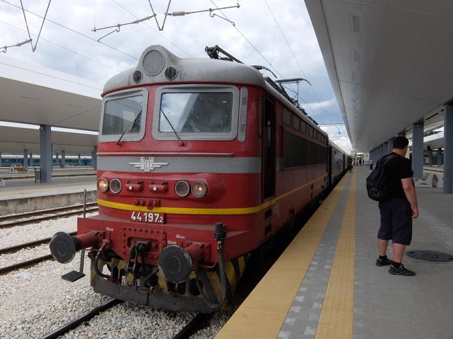 列車はこちら。<br />ちなみに外からホームまでは勝手に入れちゃう仕様です。<br />手荷物チェックなどは一切ありません。