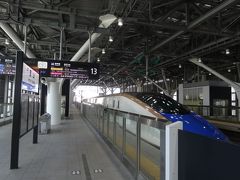 東京駅から北陸新幹線で二時間ちょっと、9:31はじめての富山に到着。