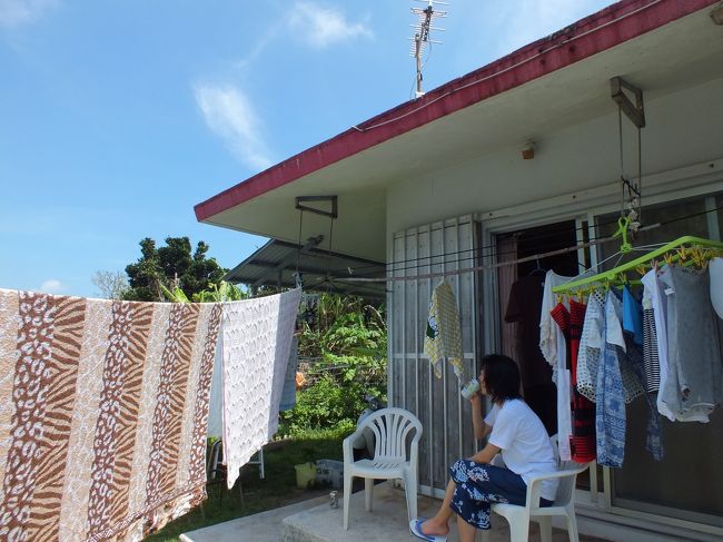 海から上がったら、もちろん一杯。