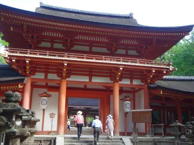 すでに参拝客が入っています