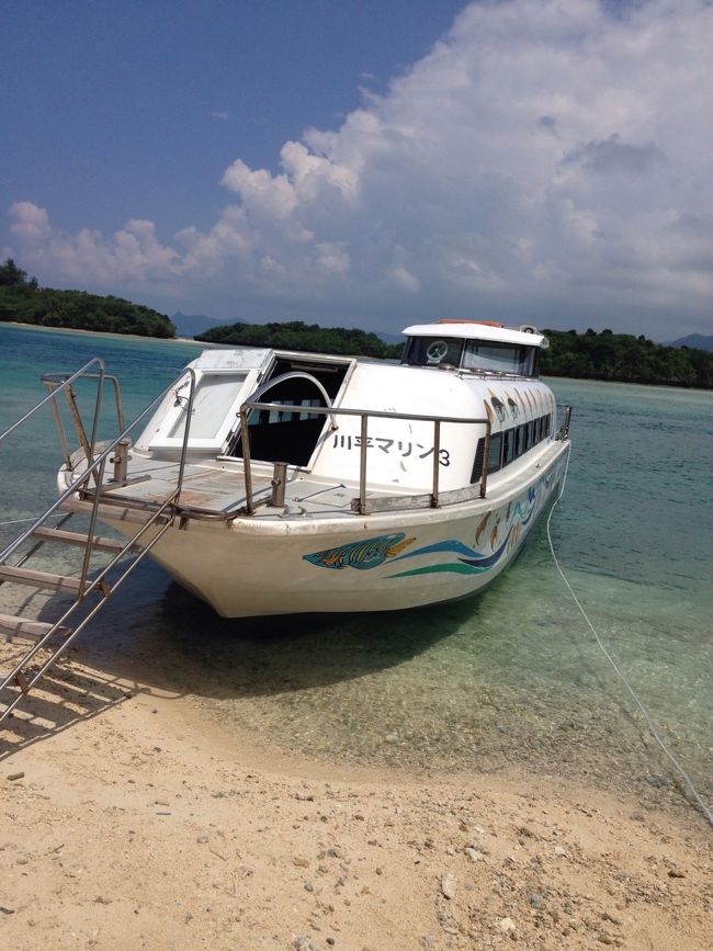 川平湾のグラスボート