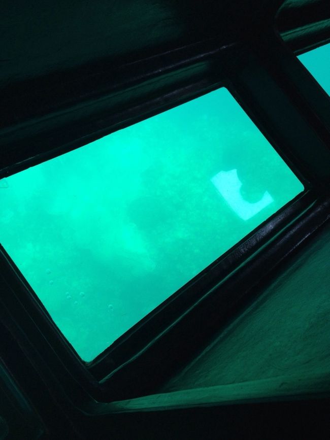 川平湾のグラスボートからの眺め