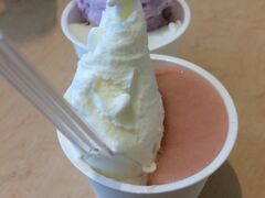 スタバは東京にもあるのでミルミル本店のジェラート。
紅イモとパイン(だったはず)、ミルクとグァバ。
グァバは繊維が残っていて美味しいです。