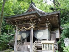 奥社の階段したにある九頭龍神社も参拝しました。
最後には、年齢を伝えると、奥にいる神職の方が祝詞をあげて引いてくださる「おみくじ」を頂き、後にしました。
