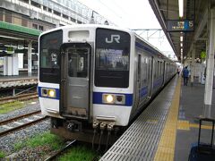 小山から水戸線に乗車。
415系1500番台。