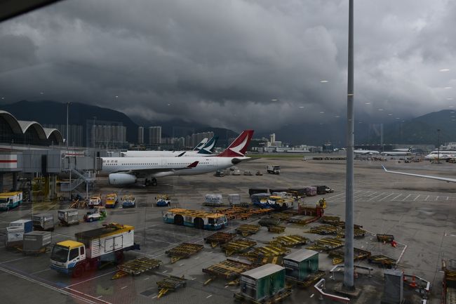 さすが香港<br />キャセイグループの飛行機がいっぱいです