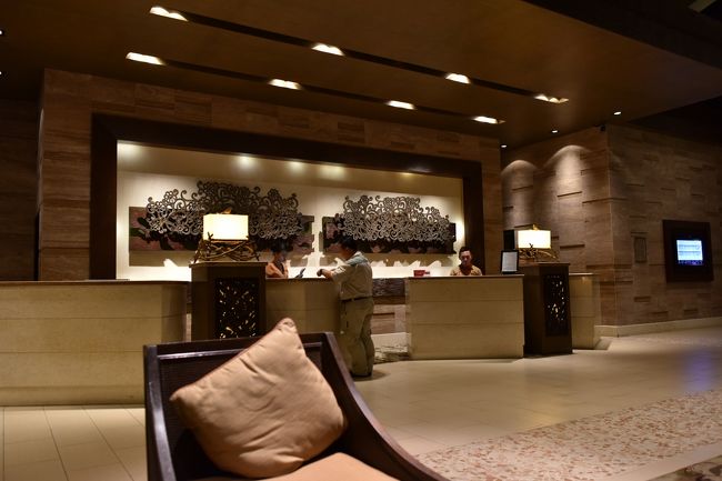 JTBの係員さんがチェックイン手続きをしてくれます