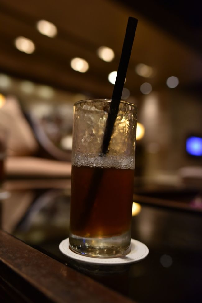 チェックイン中のドリンク<br />美味しかった