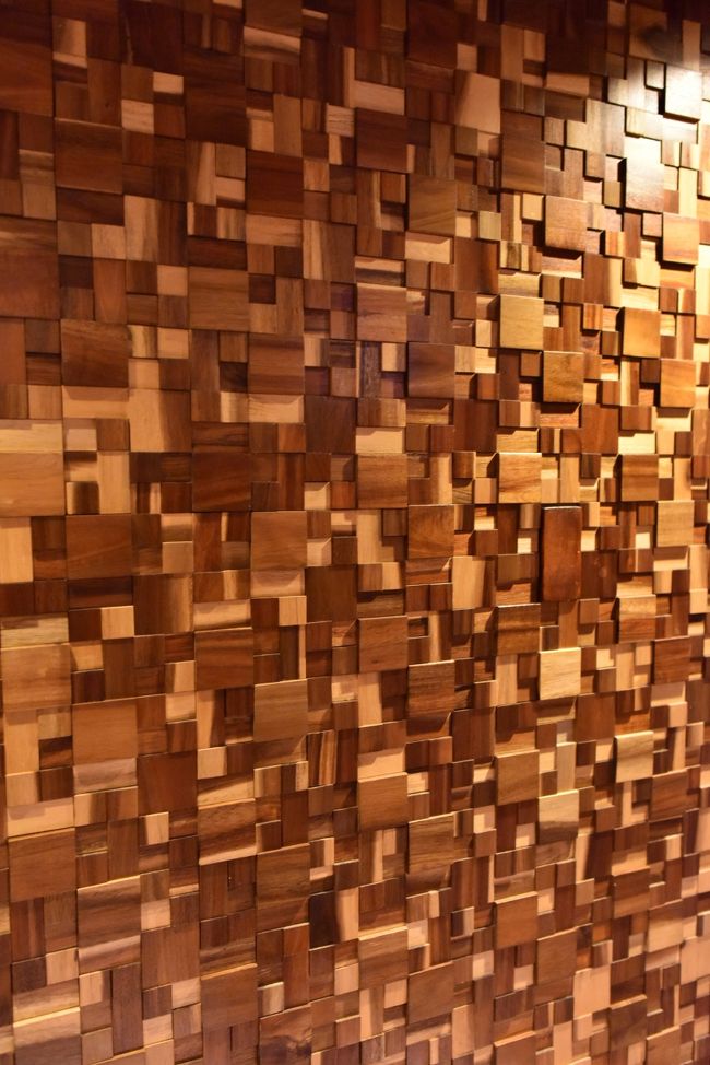 ホテル内の壁の模様