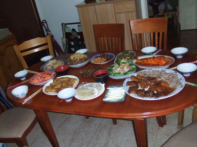 正月料理：妻の実家