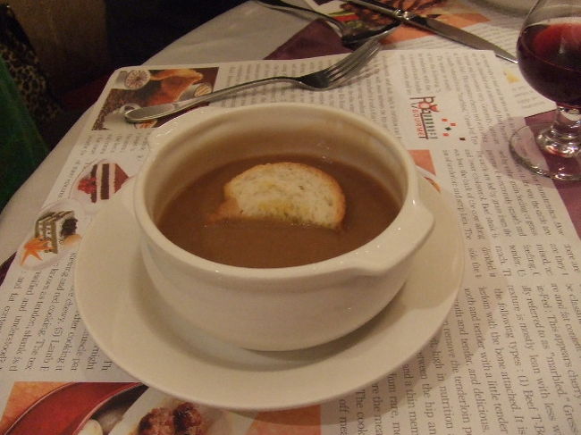 御書園食尚牛排<br /><br />スープ