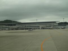 広島空港到着
