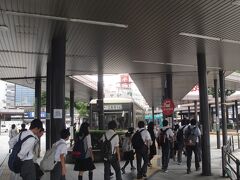 広電で　広島駅に戻りました。