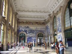 サンベント駅のアズレージョ壁画