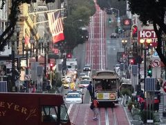 ケーブルカーの駅まで来ると、ちょうどケーブルカーが出発した後だった。