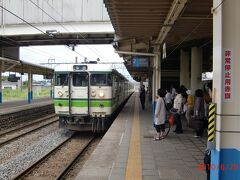 羽越線・新潟行きの電車に乗り換え。