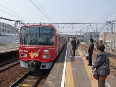 【その２】からのつづき

西枇杷島駅から、名鉄名古屋方面の電車に乗る。
