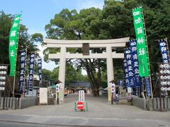 頬当御門から北に少し歩くと、加藤神社があります。加藤清正を主祭神とした神社です。