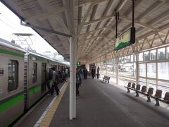 上越市の中心のひとつ高田駅。
ここも結構乗り降りがあった。
