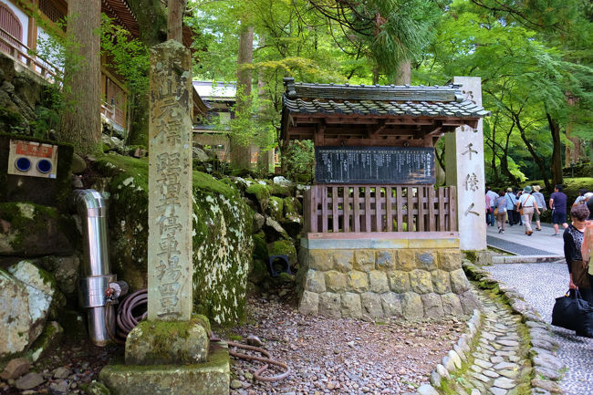 駐車場から緩い坂道を上りきれば。<br /><br />　永平寺の境内に辿りつきまｓ。
