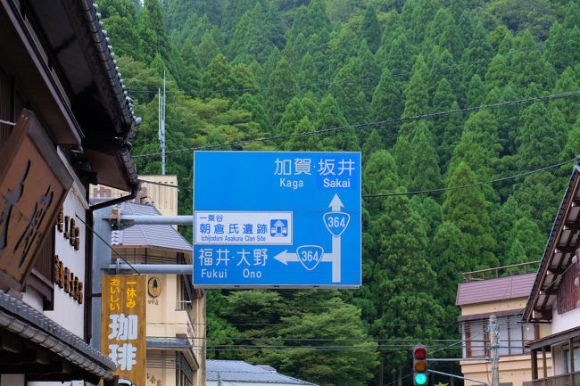 ヤット　一乗谷の遺跡へ<br /><br />　ニュースで聞いて以来　訪れたくも　遠い、、<br /><br />　　今日は　ツアーとは言え<br /><br />　　　行く事が出来ます。