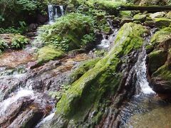 瓜も割れるほど冷たいことから「瓜割の滝」と名付けられたそうです、