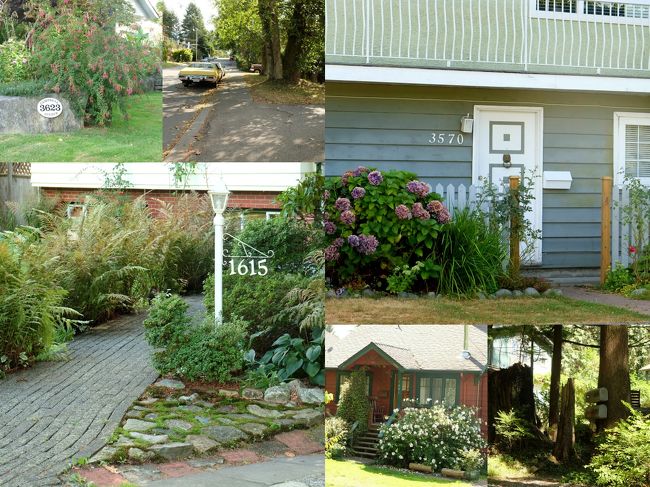 幸い、自分の居場所がわかるようにgoogle mapをオフラインで保存してあったので、自分の思っている方向とは違う方向へまたもやバスが進んでいることに気がついて、下車。<br />勇敢なる友人がバスの運転手さんに聞いたら、「2ブロックほど戻って左に曲がるんだよ〜」と教えてくれたのでgoogle map片手に住宅街をテクテク。<br /><br />ひそかに数字萌えなワタクシ。<br />海外のおうちの番地の表示が大好き★<br />特に郊外のおうちはそれぞれのお庭の雰囲気に合わせて工夫をされているので･･･もうたまりません！大興奮です！！<br />