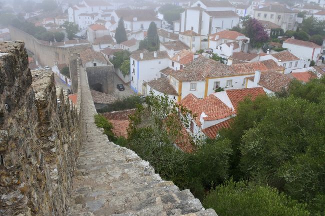　城壁を歩くことができます。足を踏み外さないようにオドオド。