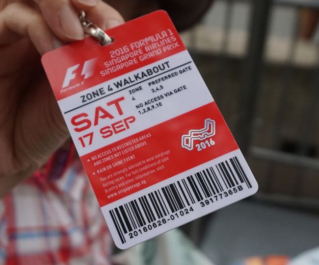 Shingapore F1 Zone4 Walkabout 1日体験記』シンガポール Shingapore F1 Zone4 Walkabout 1日体験記』シンガポール