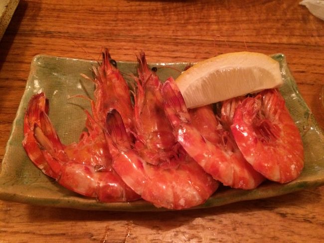 海老の塩焼き。<br />これが一番美味しかったかも(笑)<br /><br />今日も一日お疲れ様でした。