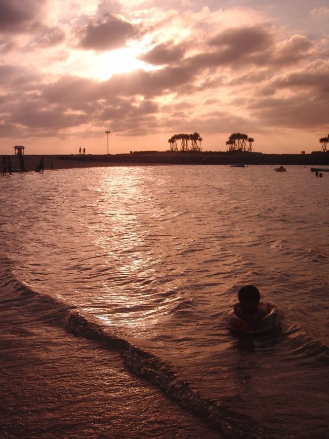 カメラを「夕日モード」で撮影したら金曜ロードショーみたいになってしまいました。