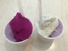 旅のシメは旅行前から「最後はここで食べる」と決めていたミルミル本舗のジェラート。
ミルク・紅イモ・ドラゴンフルーツを食べましたが、全部美味しかった〜☆
次は他の味も試してみよう。

今回の旅行は台風直後ということもあり お天気ではやや残念なところもありましたが、それでも楽しかったですしリフレッシュできました(*^^*)

後日職場で天気が悪かった話をすると「また行けってことやわ」と言ってもらえ、
したがって休暇の取得も認められた（完全な拡大解釈です）ので、是非また再訪したいです！

失敗続きの旅行記を最後まで読んでくださってありがとうございました(^-^;