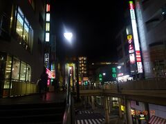 　　松戸駅の夜景。