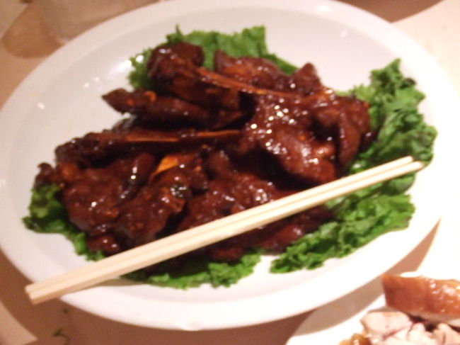 友人の娘さんの結婚式の料理<br /><br />肉料理