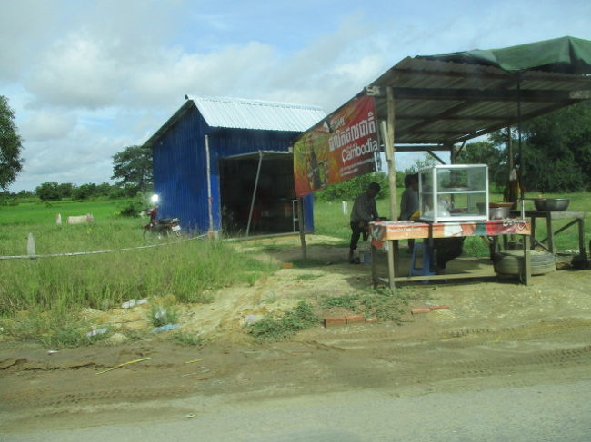 ここも、四角いガラス箱に虫の食べ物。<br /><br />店の営業の許可とか関係ないのかしら？