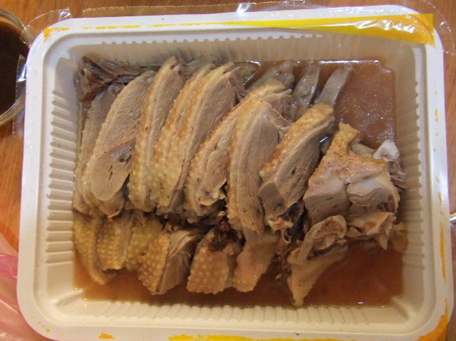 テイクアウトの鴨肉