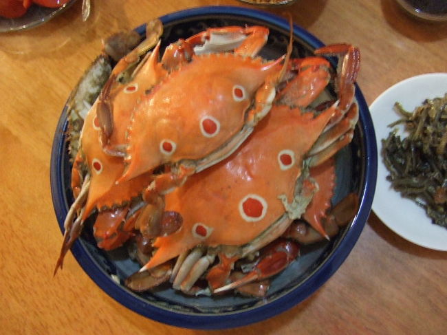 テイクアウトの蟹<br /><br />新鮮で美味しいです