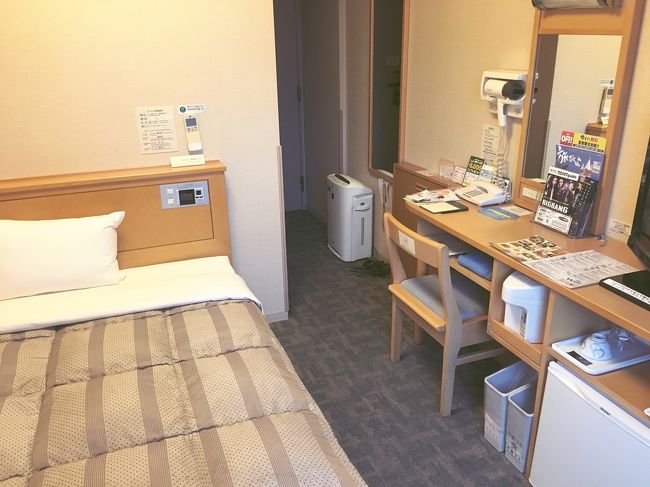 盛岡駅前のルートインに宿泊。<br />国体の時期と重なってしまい、全然ホテルが空いていなくて焦りました。。<br />駅近で人工温泉の大浴場がついていてよかったです。