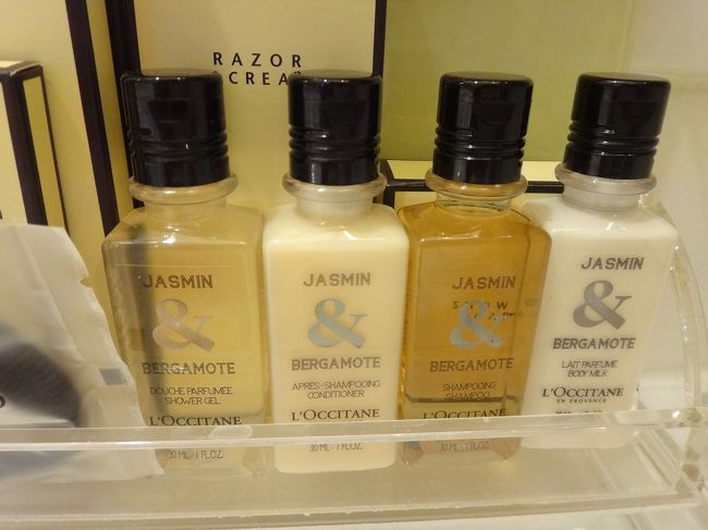 アメニティはロクシタン。<br /><br />ジャスミン＆ベルガモット