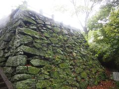 まず香川に行く前に、徳島城に行くために徳島駅で下車。朝早すぎるので（６：３０くらい）駅近くの漫画喫茶で休憩＆コンビニ朝食。
時間になったので、徳島城（公園ですが）を散策。石垣や堀を見て、本丸跡までのぼります。山…というか丘になっていて、１０分くらい登ります。