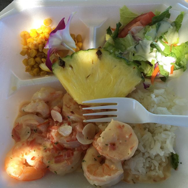 こちらが、カマロンのガーリックシュリンププレートです。