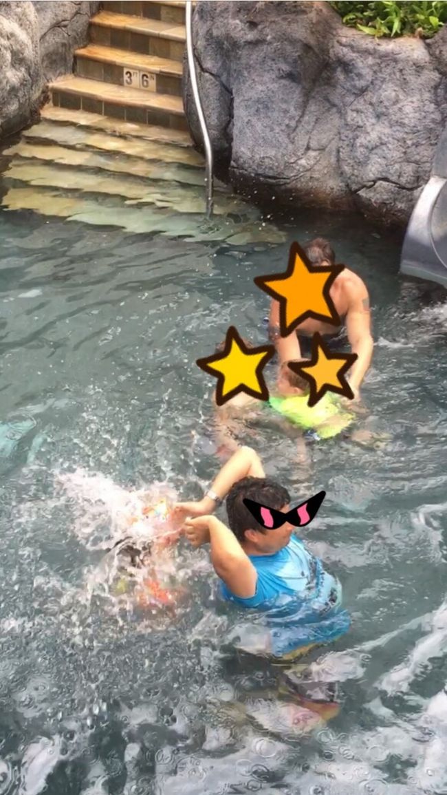 ドボン！！<br /><br />一瞬潜っても、ヘッチャラさ★