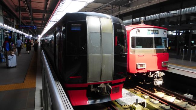 １１時４７分発の名鉄岐阜行き特急に乗る事にしました。<br /><br />旧ＮＥＸの顔に似ています。