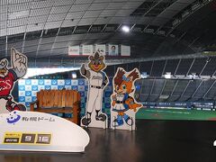 札幌ドーム。
日本ハムの本拠地、サッカーではコンサドーレが試合に使います。