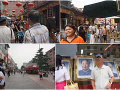 上2枚は王府井小吃街
右下は北京でも有名な写真屋さん
左下は王府井街並み