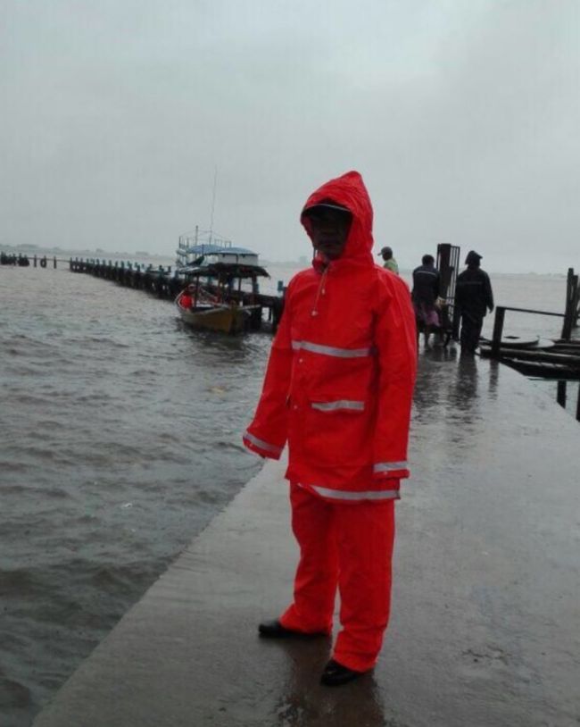 シアヌークビルのスピードボートの乗り場です。