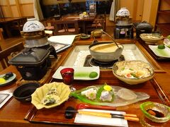9/23

祖谷渓温泉　ホテル秘境の湯で夕ご飯をいただきます。